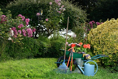 Beautiful Thamesmead garden with well-maintained plants